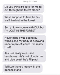 My wife trying to text me while Im in a meeting