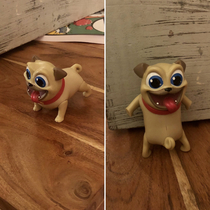 My  year old transformed his puppy pals toy into a sex offender and said Look at my penis