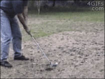 Never lose your cool on the golf course