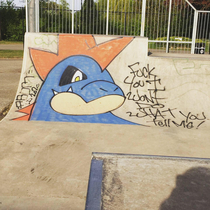 New graffiti at my local skatepark I found today rd April