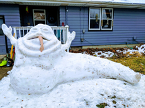 New post Jabba the Hutt snow hut