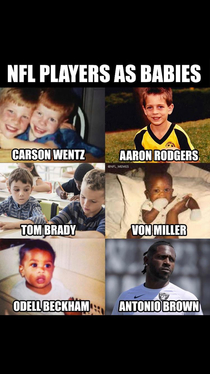 NFL Players as babies