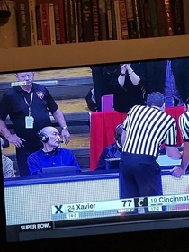 Nice to see Professor X at the Xavier game last night
