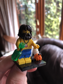 Nice to see the latest Lego minifigures set has a working from home guy