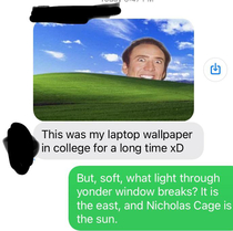 Nicholas Cage meets billy shakes