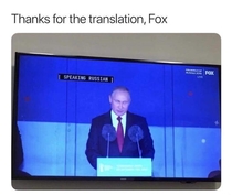 No fox given about the translation