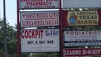 Not a gay bar