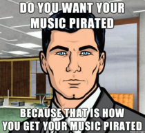 Not condoning it but when I hear about artists taking their music off Spotify