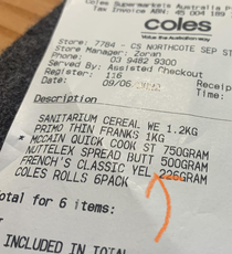 Not sure the Nuttlex people were consulted for the receipt entry for their Buttery spread