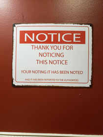 Notice of notice