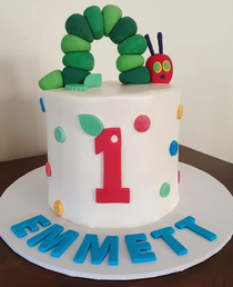 Now that the hungry hungry caterpillar has a cake it no longer needs to eat itself