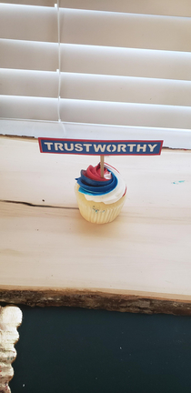 Oddly no one wanted to eat this cupcake