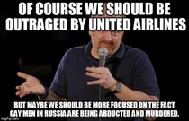 Of course what United Airlines did was unacceptable but maybe