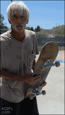 old guy has some skills