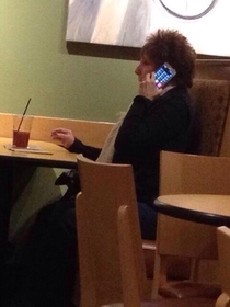 Old people and smartphones go together like toothpaste and orange juice