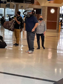 One of my relatives saw this guy in the Atlanta airport