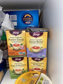 One of my roommates tea boxes stands out to meIm not sure why