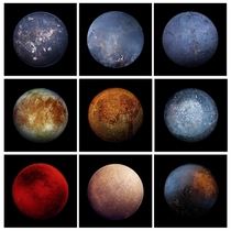 One of these is Jupiters moon Europa the rest are frying pans 