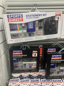 One of these stationery kits isnt going anywhere