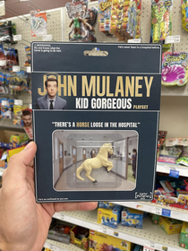 One of two great John Mulaney horse jokes that I turned into a toy