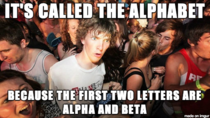 Only now do I truly know my ABCs