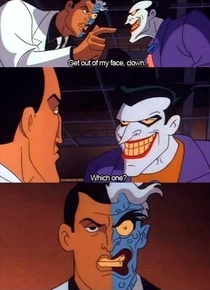 Only the second worst burn Two Face has felt
