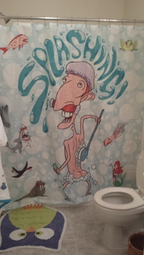 Our new shower curtain