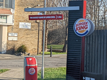 Outside my local burger king