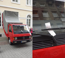 Parking cop gave a ticket to an art piece because he thought it was illegally parked