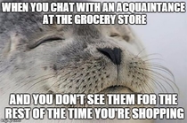 Passing Them in the Aisles afterwords is Always Awkward