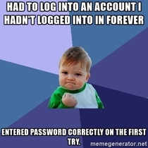 Password is set to be remembered and had to log into a new device