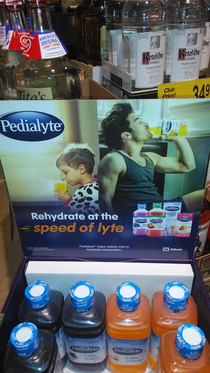 Pedialyte knows whats up
