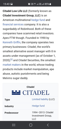 People going apeshit on hedgefund wiki
