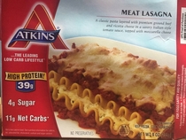 Pic #1 - Atkins Meat Lasagna Expectation  Reality 