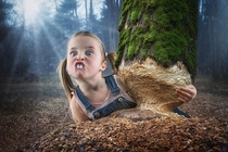 Pic #1 - Creative Father Makes Crazy Photo Manipulations With His Three Daughters