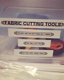 Pic #1 - Fabric Cutting Tools
