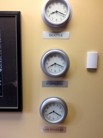 Pic #1 - Friend tells me he needs multiple time zone clocks to run his international business