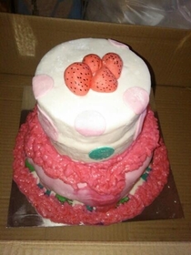 Pic #1 - Girl on Facebook ordered and paid over  for this cake for her daughters first birthday