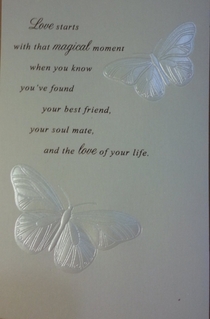 Pic #1 - I got the perfect wedding card from a good friend
