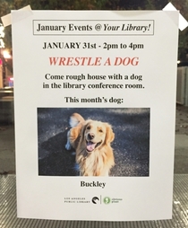 Pic #1 - I made up some fake events for my local library