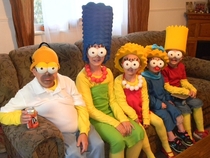 Pic #1 - My  children as THE SIMPSONS