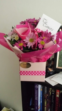 Pic #1 - My friend received some flowers from her ex the other day
