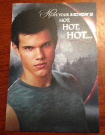 Pic #1 - My Grandma got my brother this card for his birthday because it said he was cool