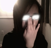 Pic #1 - People doing the anime glasses thing