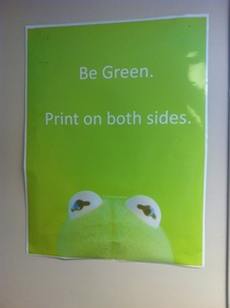 Pic #1 - Poster in my building at school