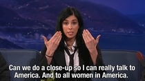 Pic #1 - Sarah Silverman has a message to all the ladies