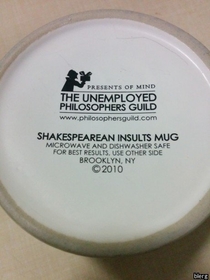 Pic #1 - Smartass mug company giving a friendly reminder