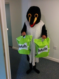 Pic #1 - So I asked for my pet food order to be delivered by a man in a penguin suit