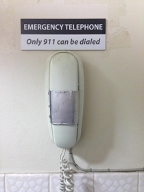Pic #1 - The pool in my building has an emergency phone