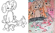 Pic #1 - This is what happens when a psychopath gets access to coloring pages